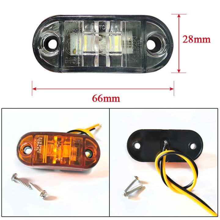 10PCS%2012-24V%20LED%20Side%20Marker%20Car%20Lights%20Front%20Rear%20Clearance%20Indicator%20Lamp%20for%20Truck%20Trailer%20BUS%20Van%20Caravan%20Warning%20Lights%20-%20Image%203