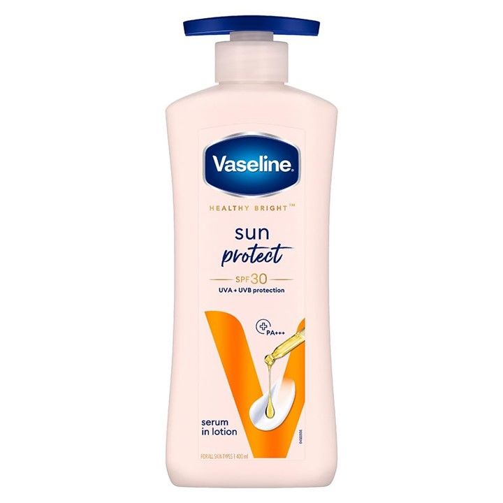 Vaseline Sun Protect SPF 30 Body Lotion, Reduces Tan Lines in 7 Days, UVA + UVB PA+++ Sun Protection, 400ml