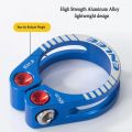 ENLEE Bicycle Seat Post Clamp 34.9mm Seat Pipe 304 Stainless Steel Screws MTB Bike Clamps CNC MACHINED Cycling Accessoires.