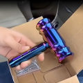 Gear Shift Knob Aluminum T Handle Shifter Car Knob Joystick Style Gear Stick Lever Shift Fit Most Automatic Manual Transmissions.