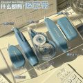 5Pcs/set Creative Gradient Color Correction Tape Set Simple Large Capacity Silent Coating Tape Student Correction Stationery. 