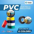 FACTOR PVC TAPE PVC Tape For electrical Insulation 8yeards available in 5 colours. 