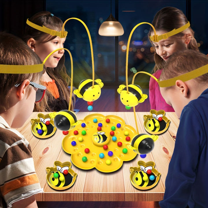 Little Bumblebee Multifunctional Board Game Puzzle Fishing Toys Interactive Educational Toys For Kids   Family Game