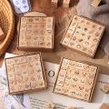 25 Pcs/set Retro Plants Leaf Flower Set Seal Plant Vase Handbook DIY Photo Album Diary Collage Decorative Card Making Stamp. 
