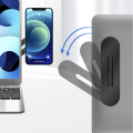 Laptop Screen Expand Magnetic Phone Holder Stand Folding Side Dual-Screen Mount For iPhone 13 14 Pro Max   Bracket. 