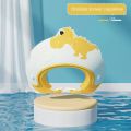 Baby Soft Rubber Waterproof Shampoo Cap Children Shampoo Artifact Baby Shampoo Cap Adjustable Ear Protectors Dinosaur Pattern. 