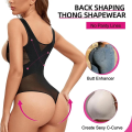 Mesh Thongs Bodysuit Shapewear Women Seamless Full Body Shaper Waist Slim Tummy Control Underwear Flat Belly Underbust Corset. 