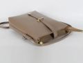 Women PU Crossbody Bucket Bag Faux Leather with Buckle for Work and Travel. 