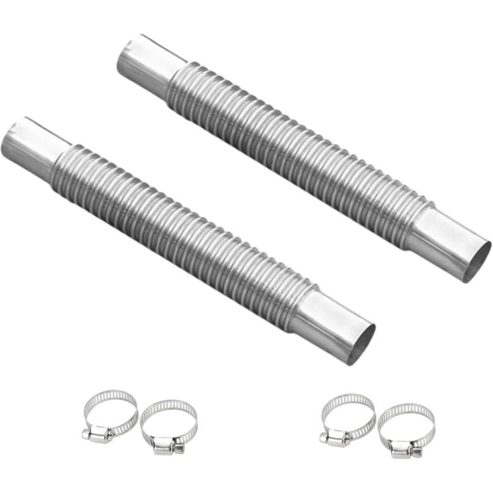 Diesel heater exhaust pipe 2.5cm Universal Fit for Truck Car Pickup Diesel Heater with clamp 2PCS