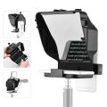 Andoer Portable Smartphone Teleprompter Prompter with Phone Holder Remote Control for Video Recording Live Streaming Interview.