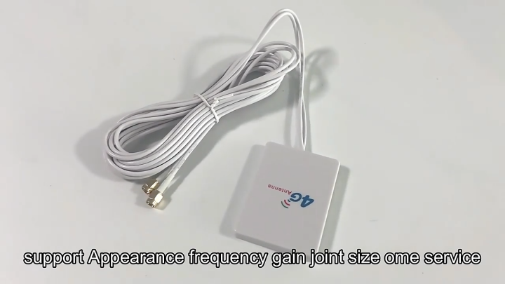 4G LTE External Antenna 698-2700MHz Indoor Panel Antenna SMA Male Connector For 3G 4G LTE WIFi Router Modem 2M3M Cable