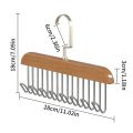 Solid Wood Hanger Hook Women Storage Bra Hanger Household Belt Hanger Durable 8 Hooks Rack Closet Clothes Organizer Storages. 