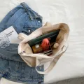 Women's Fashion Shoulder Bag Class Large Capacity Student Tote Bag New Canvas Commuter Handbag Carrying Bags cabas eco bag. 