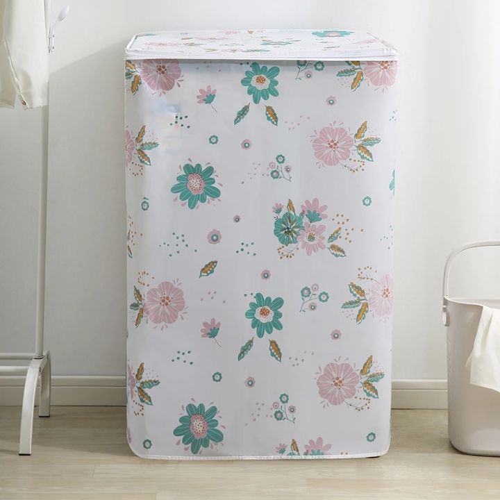 PEVA%20Washing%20Machine%20Cover%20Waterproof%20Smooth%20Dust%20Covers%20Multi-function%20Household%20Print%20Recyclable%20Washroom%20High%20Quality%20New%20-%20Image%204