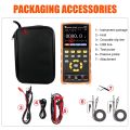 TOOLTOP ET852C 2CH 50MHz Handheld Digital Oscilloscope 25000 Counts True RMS Multimeter Signal Generator 128K Storage Depth. 