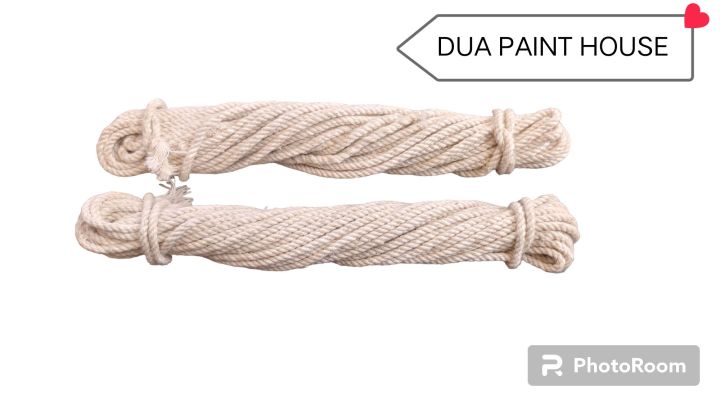 5mm Cream Nylon Rope and lattu Dori (2 peace)