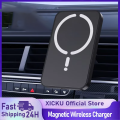 30W Magnetic Car Wireless Chargers Air Vent Clip Phone Holder for iPhone16 15 14 13 12 Pro Max Macsafe Car Charger Fast Charging. 
