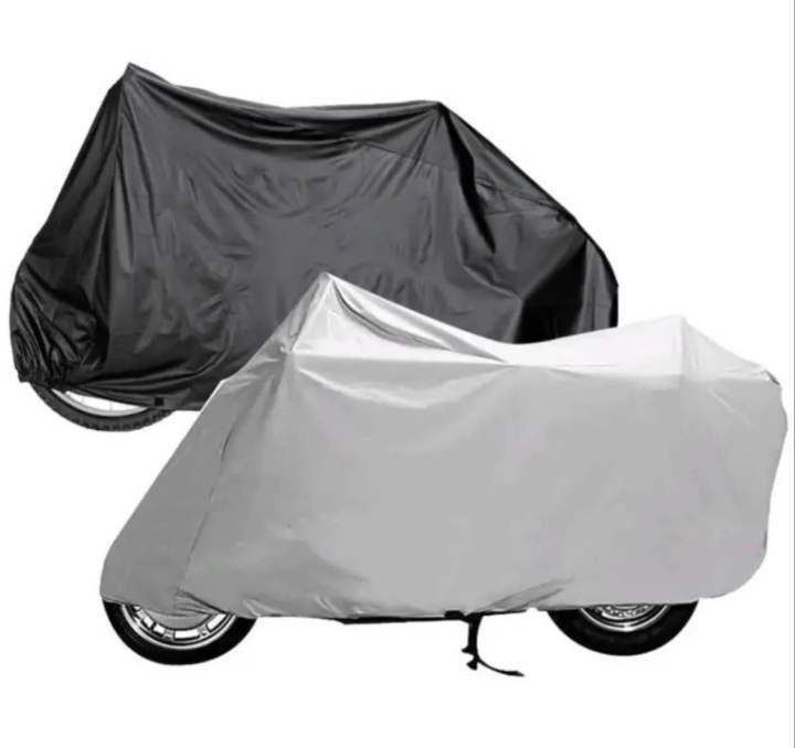 Full Size Scratch & 100 % Water Proof   70 / 125 cc Bike covers Top Cover with waterproof Dustproof Heatproof In very cheaper price Black bike cover..A grade Quality