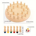 Memory Chess Matching Game: Family Board Games for Kids and Adults, Montessori Preschool Learning Educational Intelligence Toy. 