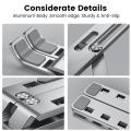 Portable Laptop Stand Aluminum Notebook Support Computer Bracket Macbook Air Pro Holder Accessories Foldable Lap Top Base For Pc. 