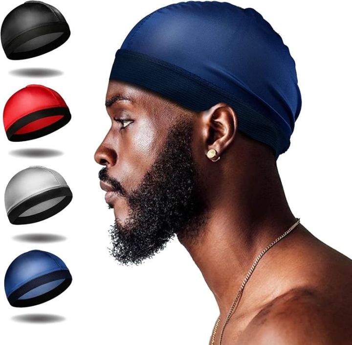 4Pcs%20Wave%20Cap,%20Silk%20Stocking%20Wave%20Caps%20for%20360%20Waves,%20Silky%20Durag%20for%20Men,%20Stain%20Caps%20(2*Blue%202*Black)%20-%20Image%207
