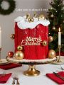 3pcs Christmas Acrylic Cake Topper, Christmas Cake Decoration, Holiday Cake Decoration, Christmas Baking Decoration. 