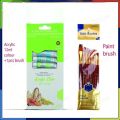 Combo pack Acrylic Paint set of 12 / 10pcs Multi Brush Set. 