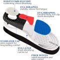 1Pair Orthopedic Insoles Memory Foam Cushion Gel Insole Silicone Arch Support Pads Sport Shoe Pad Soft Running Insert.