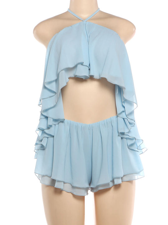 Weird%20Puss%20Ruched%20Elegant%202%20Piece%20Set%20Woman%20Tierred%20Design%20Halter%20Backless%20Irregular%20Tops+Mini%20Shorts%20Beach%20Party%20Style%20Suits%20-%20Image%206