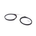 2021 Titanium Mini Reading Glasses Clip Nose Round Optical Glasses With Box Wallet Portable Prescription Eyewear Degree 1 To 3.5. 