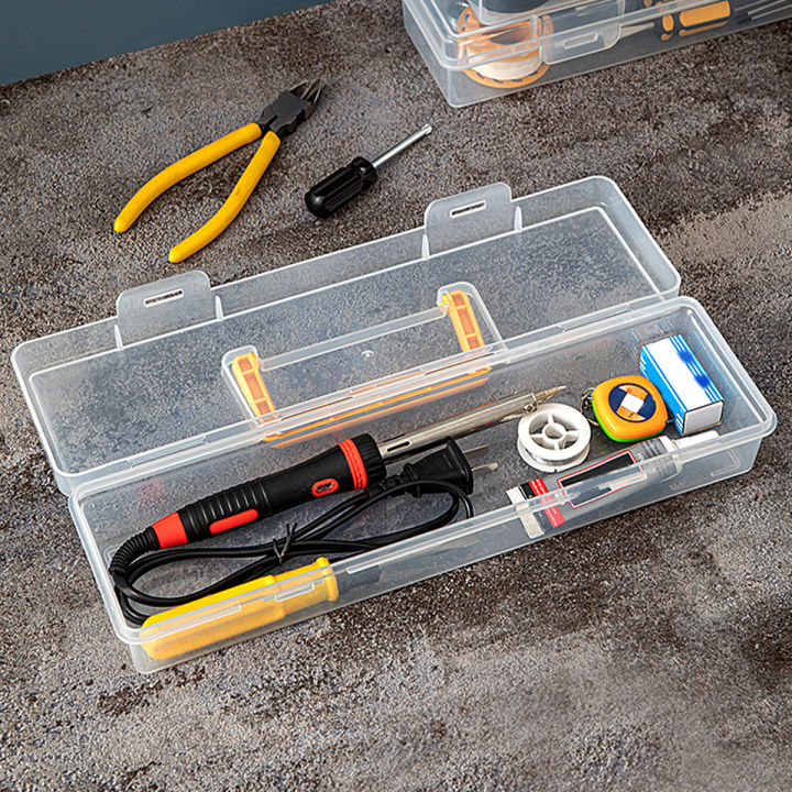 WORTHBUY%20Plastic%20Organizer%20Box%20Transparent%20Portable%20Tool%20Box%20Multipurpose%20Electrician%20Drill%20Tool%20Storage%20Box%20Hardware%20Tool%20Case%20-%20Image%207