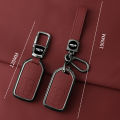 Metal Leather Car Key Case Cover For Honda Accord CRV CR-V URV UR-V Vezel City Civic Jazz BRV BR-V HRV HR-V Keychain Accessories. 