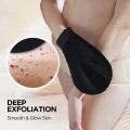 Exfoliating Mitt bath gloves, shower scrubber, body scrubbing, cleaning body -1pics. 