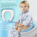 Baby Comot Seat Toilet seat Safe Soft Training seat Potty Sitting Ring with Handles Bathroom Trainer closestool Cover. 