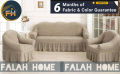 3+1+1 seater Turkey Elastic Sofa milkCover coffee colour.