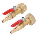 Winterize Blowout Fitting Winterizing Quick Adapter 1/4in Male Quick Connector Antiaging 3/4in Male GHT Thread for RV Yachts.
