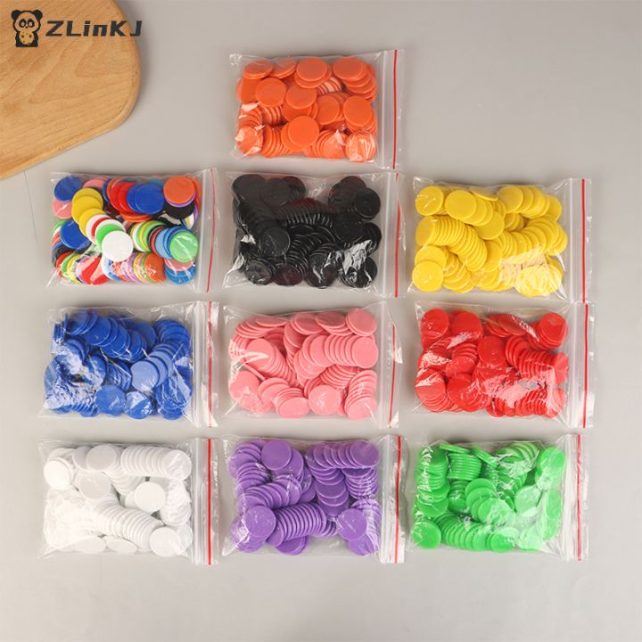 100Pcs/pack%2025MM%20Plastic%20Montessori%20Learning%20Education%20Math%20Toy%20Plastic%20Poker%20Chips%20Bingo%20Chip%20Markers%20Token%20-%20Image%202