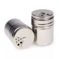 Stainless Steel Twist Lid Spice Shaker Salt Sugar Pepper(small). 