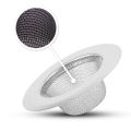 CNB stainless steel food grade strainer strainer basket with handle, sink for Sink, mouth filter, 100% stainless steel pipe, not rust, can be used to filter hair debris in bathroom, various garbage, outer diameter 11.3mm. Stainless steel sink strainer. 