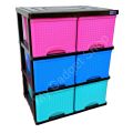 Damro Daxer 6 in 1 and 8 in 1 drawer cupboard baby drawer wardrobe office cupboard bed side cupboard multi color home drawer cupboard. 