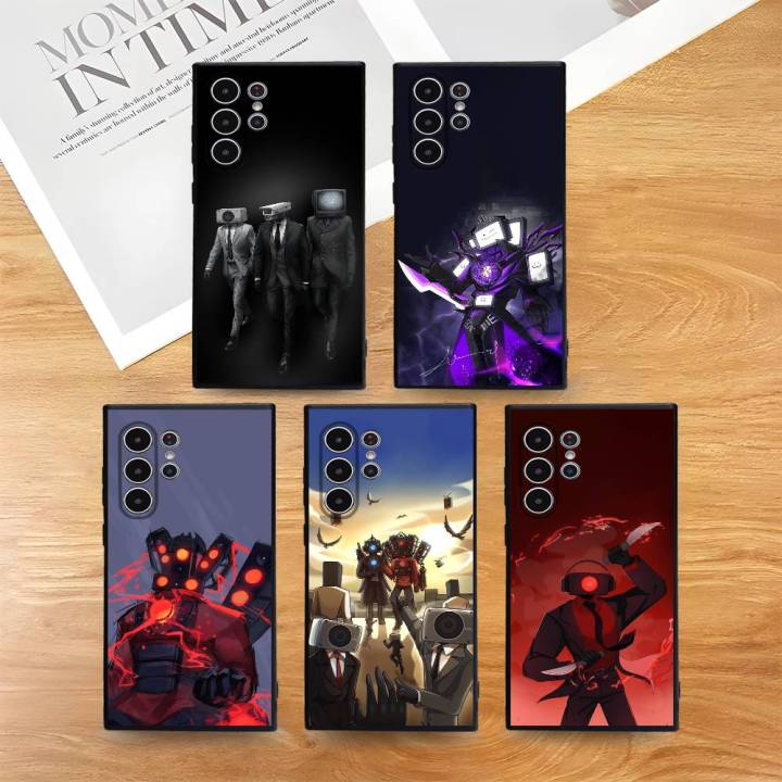 Skibidi T-Toilet ANIME Phone Case for Samsung S series s21 s22 s23 s24 s25 FE Plus Ultra TPU Soft to Skin-friendly case