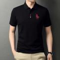 Proman-classic Knight embroidery pattern men's short sleeve polo shirt comfortable and breathable business casual polo shirt with many styles to choose from.. 
