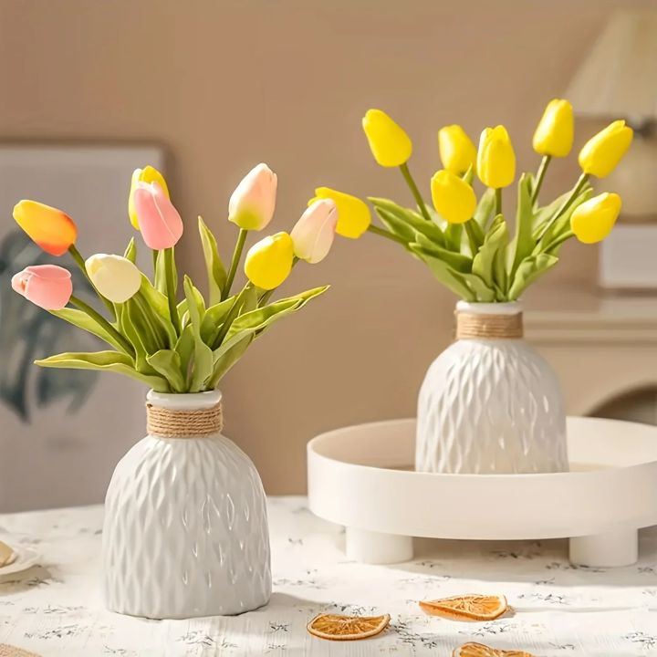 Pineapple%20Pattern%20Twine%20Imitation%20Ceramic%20Plastic%20Vase%20Simple%20Water%20Wave%20Pattern%20Flower%20Arrangement%20Vase%20Home%20Desktop%20Decor%20-%20Image%205
