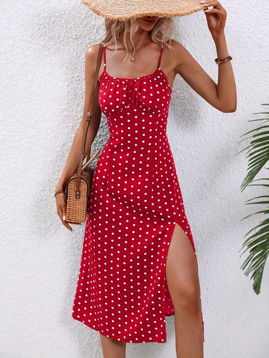 2024%20Women%20Floral%20Print%20Spaghetti%20Straps%20Summer%20Boho%20Beach%20Dress%20Print%20Elegant%20%20Suspenders%20Square%20Neck%20Slit%20Dress%20Vestidos%20-%20Image%205
