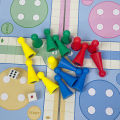 Foldable Magnetic Crystal Dice Board Game Transparent Plastic Tabletop Travel Outdoor Portable Classic Game Set. 