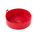 Airfryer Silicone Basket Reusable Baking Tray Silicone Mold For Airfryer Pizza Fried Chicken Basket Air Fryer Liners Accessories.
