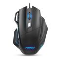 FOREV FV-X7 3200dpi Wired Mechanical Gaming RGB Lighted Mouse (Black). 