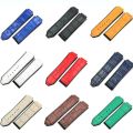 Genuine leather Watch Strap For HUBLOT Big Bang Series Bottom silicone Watch Bracelet Watch accessories 25mm*19mm With tools. 