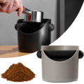 Coffee Grounds Powder Bucket Home Espresso Machine Handle Knockbox Container Organizer Abs Dregs Slot Waste Dregs Recycling Bin.