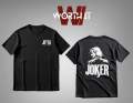 Worth it| Black Loose-Fit Joker Graphic T-Shirt for Men-Women A Statement Piece with Urban Flair. 